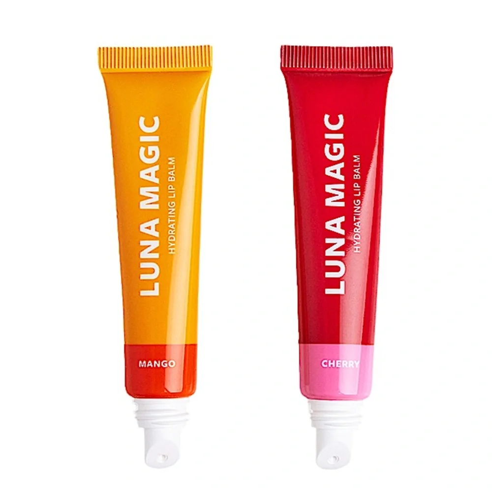 NIB: 2 in 1- Luna Magic Hydrating Lip Balm Duo- Mango 🥭 & Cherry 🍒!